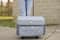 Everything Mary Purple Floral 4 Wheel Collapsible Deluxe Sewing Machine Storage Case